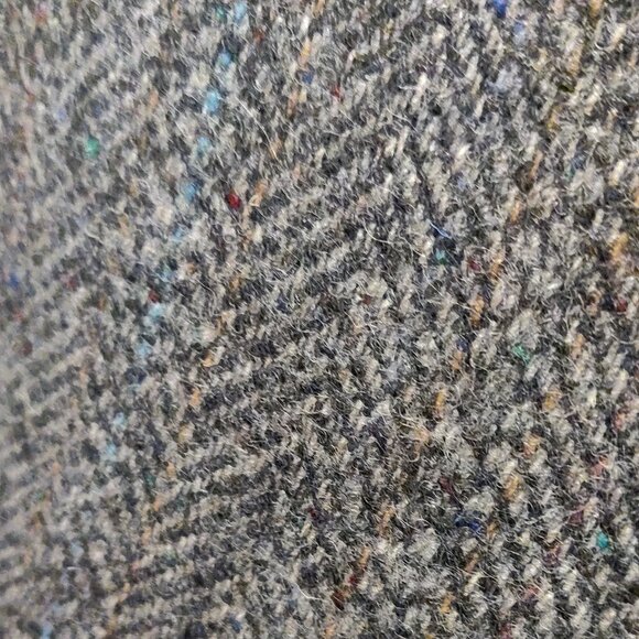 Vintage Hanover Square Wool Herringbone Tweed Throat Latch Blazer Sport Coat 41L - Picture 9 of 11